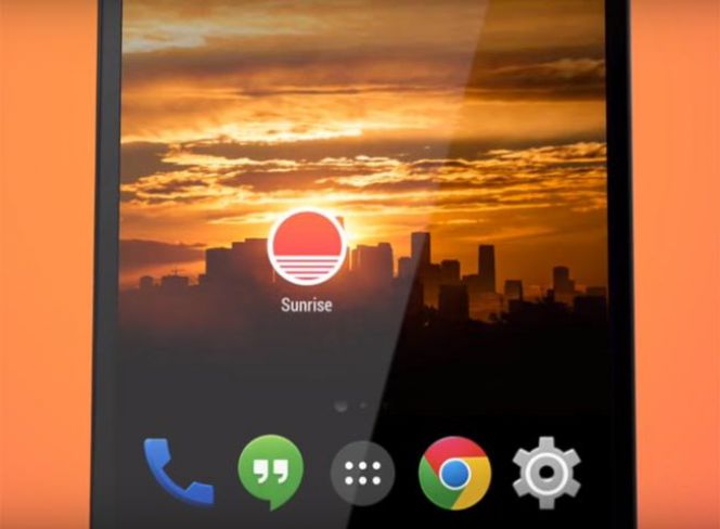 Sunrise adalah aplikasi untuk menjalankan kalender.
