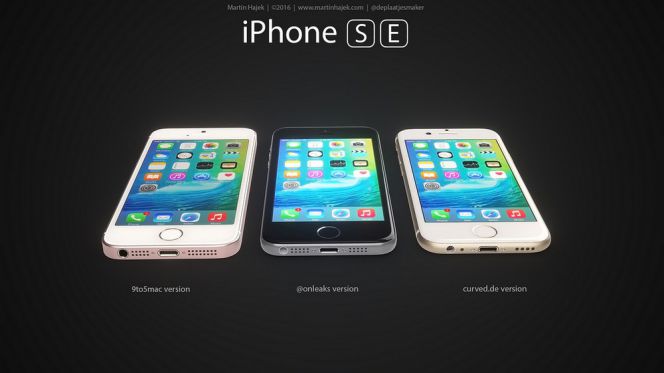 Konsep iPhone SE dari Martin Hajek.