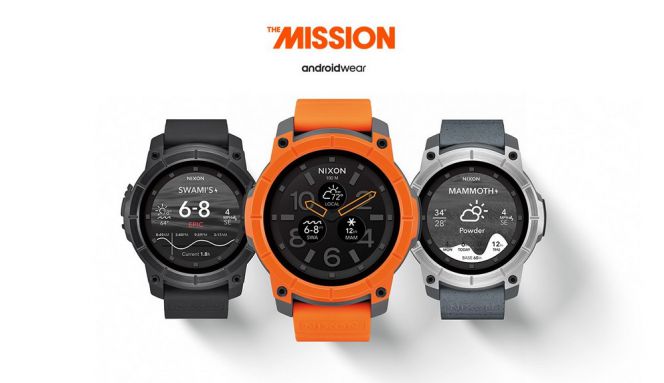Smartwatch Nixon Mission
