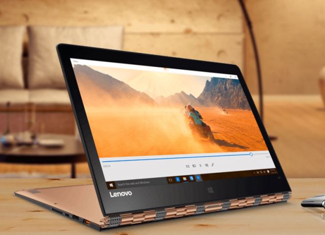 Fokus desain pada laptop ini ada pada engsel yang diklaim mirip perhiasan atau gelang mewah. Berkat engsel mewah dengan sentuhan warna gold itu, laptop dapat diputar hingga 360 derajat.