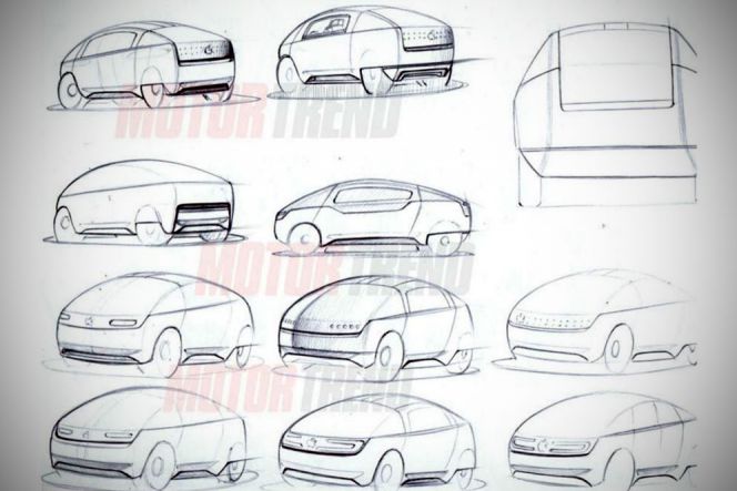 Motor Trend memanggil beberapa desainer ternama, salah satunya adalah Garret DeBry. Mereka pun berdiskusi dan menyuruh para desainer agar seolah-olah mereka adalah desainer Apple Car.