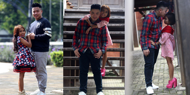 Foto Romantis Wanita Mungil Lolly Unyu dan Kekasihnya 