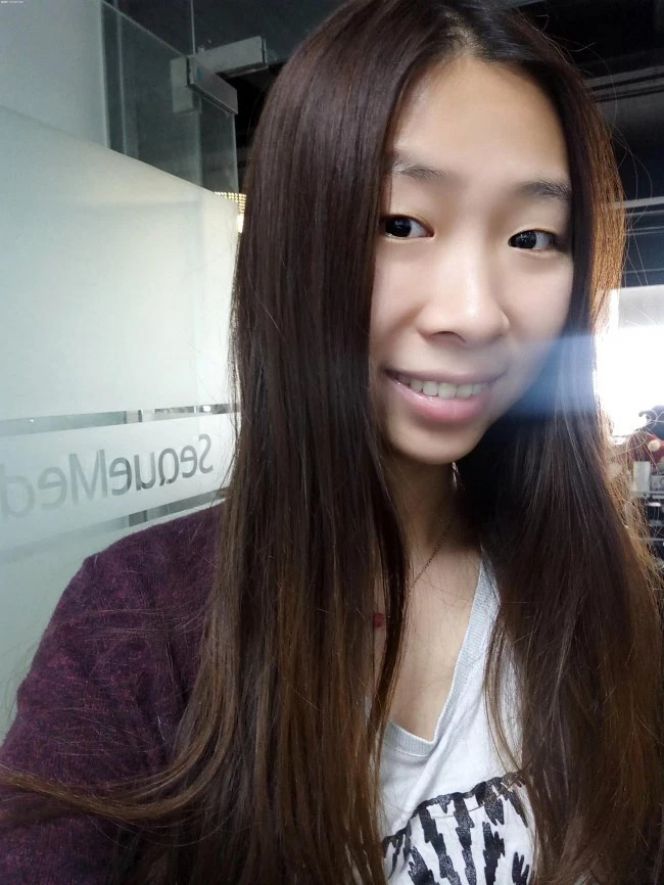Hasil jepretan kamera Oppo F1 Plus pada saat selfie.