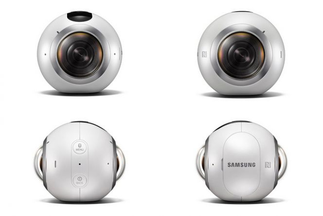 Penampakan unik kamera bundar Gear 360 dari Samsung