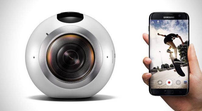 Penampakan unik kamera bundar Gear 360 dari Samsung