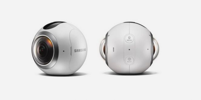 Penampakan unik kamera bundar Gear 360 dari Samsung