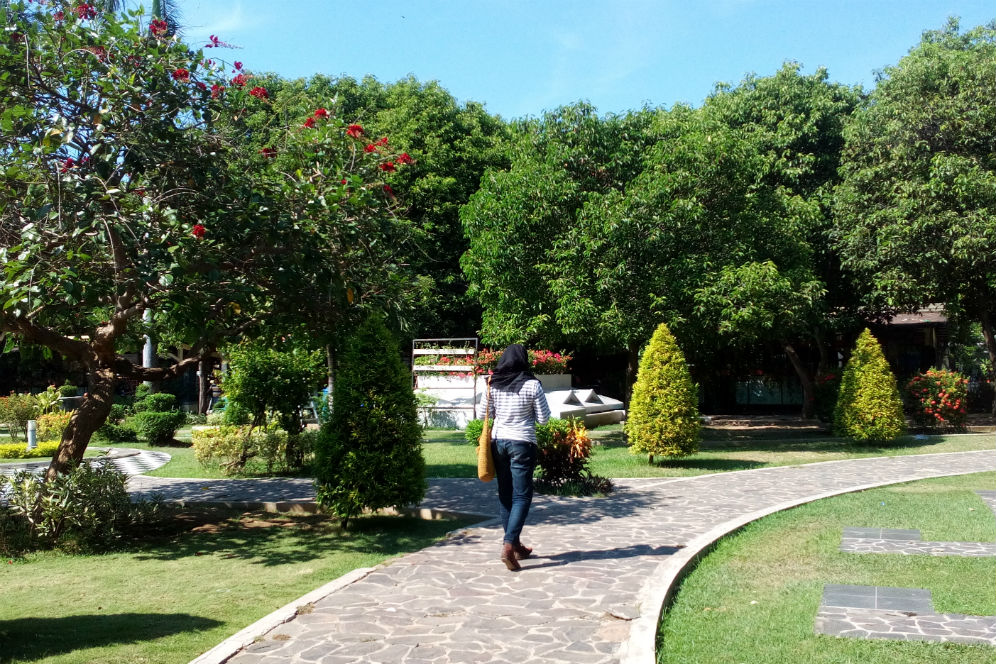 Jalan-Jalan Sore di Taman Sritanjung Banyuwangi
