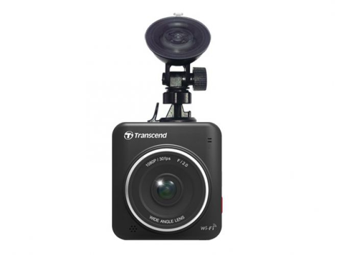 Inilah tampilan dari car video recorder besutan Transcend, DriverPro 200 lengkap dengan aksesorinya.