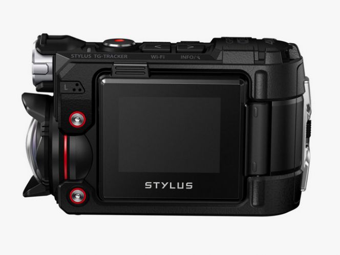 Penampakan gahar nan menawan dari action camera Olympus Stylus Tough TG-Tracker.