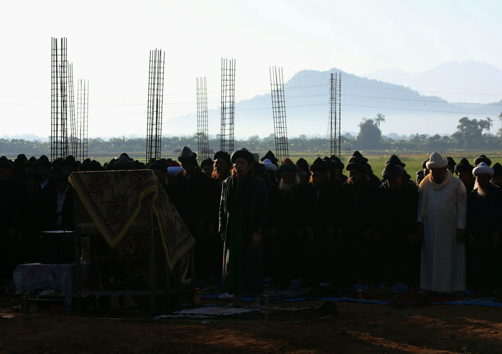 FOTO Jemaah An Nadzir lebaran duluan