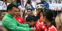 Ribuan masyarakat Bengkulu ramaikan Gowes Pesona Nusantara