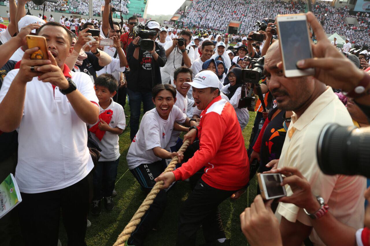 Mengintip semaraknya perayaan Hari Olahraga Nasional 2017 dari Kemenpora