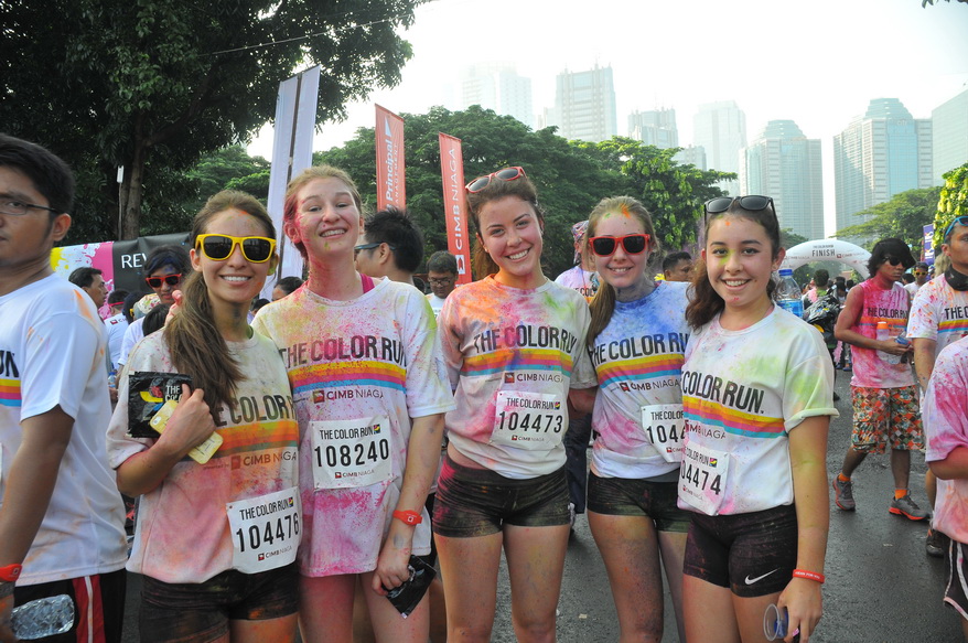 Foto Keseruan The Color  Run  Indonesia Sooperboy com