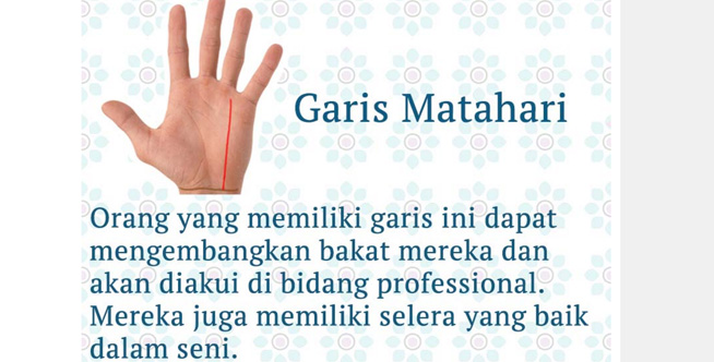 Yuk Membaca Makna 6 Garis Tangan Manusia Sooperboy Com
