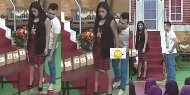 Heboh! Terekam Kamera Jessica Sentuh Bagian 'Depan' Raffi ...