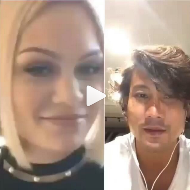 Kocak! Duet dengan Jessie J, Mendadak Muka Denny Sumargo ...