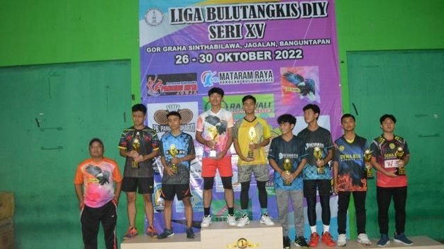 Mataram Raya Juara Umum Liga Bulutangkis DIY Seri XV