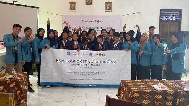 Program KKNT Gong Ceting, Mahasiswa UAA Gelar Penyuluhan di SMPN3 Satu Atap Ngablak