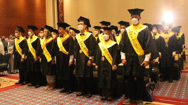 UP 45 Wisuda 54 Mahasiswa, Tangkap Peluang Perubahan Zaman