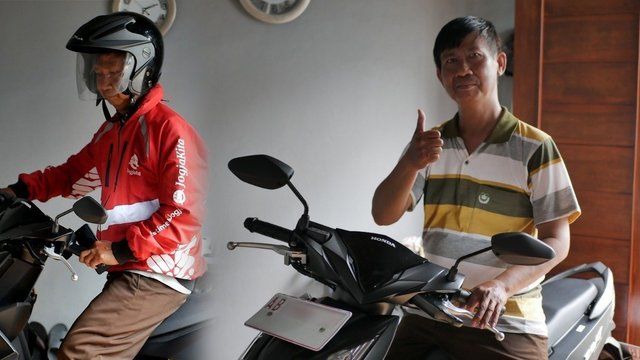 Delapan Bulan Jadi Driver JogjaKita, Mbah Jo Bisa Beli Motor