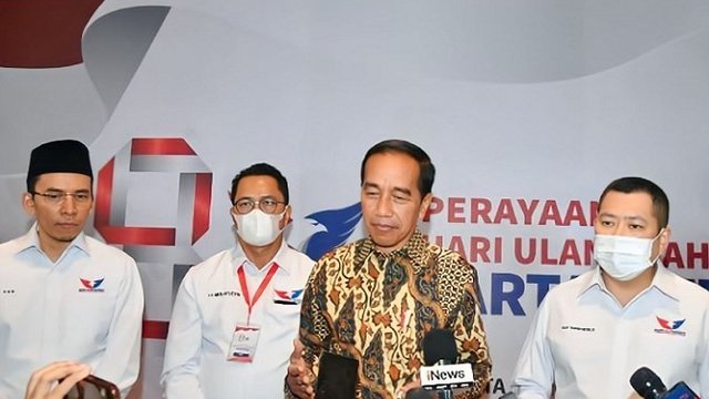 Jokowi Apresiasi Keampuhan Mars Perindo: Masif dan Berpengaruh!
