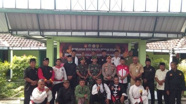 Dandim 0726 Sukoharjo Pimpin Perguruan Silat Ikrar Setia NKRI