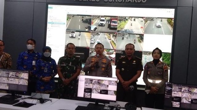 Kapolres Sukoharjo Pimpin Pengoprasian TMC