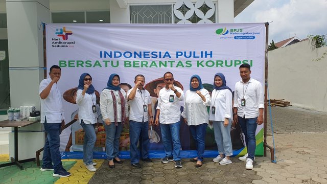 BPJamsostek Purwokerto Ajak Peserta Perangi Korupsi