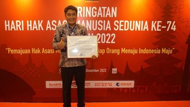 Tujuh Kali Pemkab Magelang Raih Penghargaan Kabupaten Peduli HAM