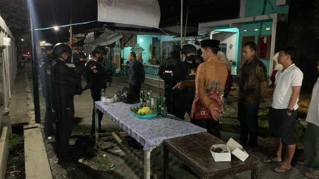 Tim Pandawa Polres Sukoharjo Bubarkan Pesta Miras