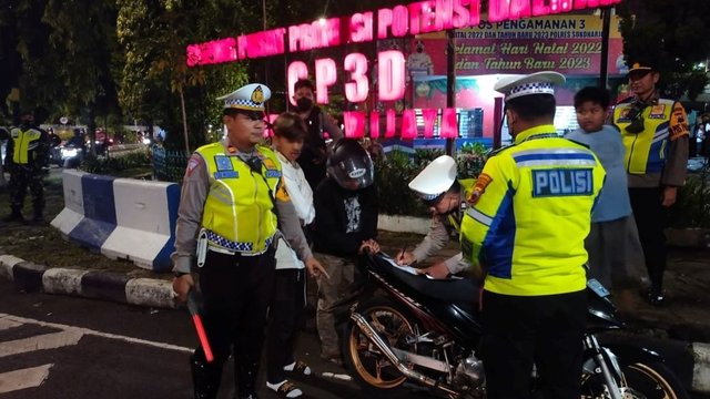Polres Sukoharjo Amankan 19 Motor Knalpot Brong
