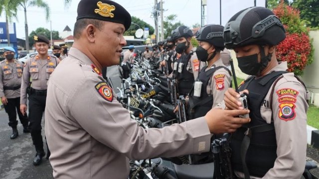 Patroli Samapta Persempit Ruang Gerak Tindak Kejahatan