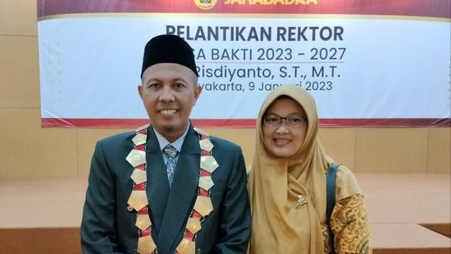Risdiyanto Dilantik Sebagai Rektor UJB Masa Bakti 2023-2027