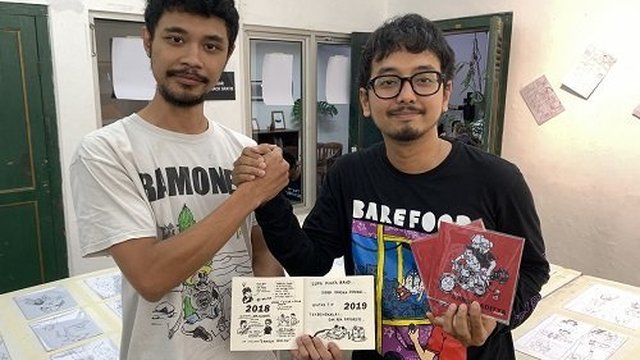 Danudjaditya Rekam Gigs dalam Komik