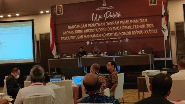 KPU DIY Gelar Uji Publik Rancangan Penataan Dapil