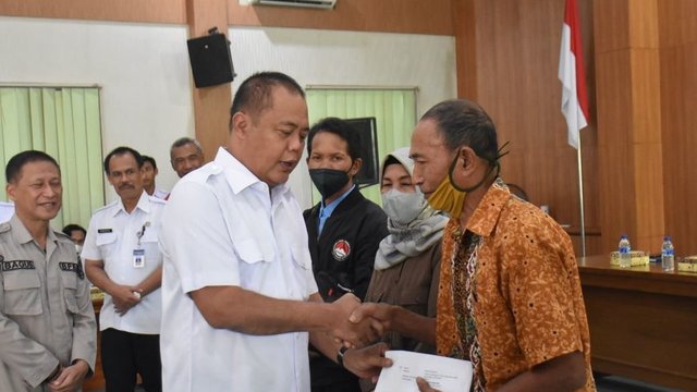 139 Keluarga Korban Bencana Alam Terima Santunan