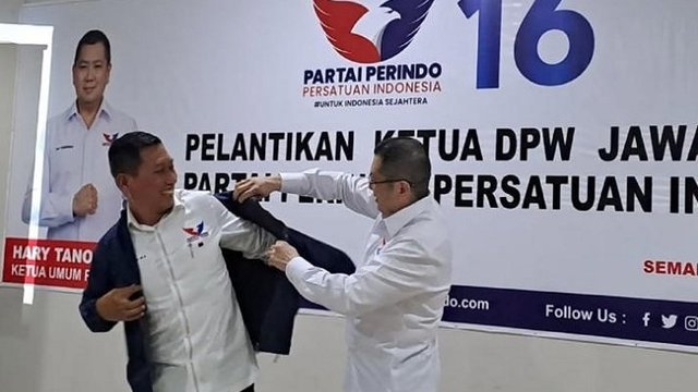 Mantan Pangdam Diponegoro Pimpin DPW Perindo Jateng, HT: Kita Bangun Jawa Tengah
