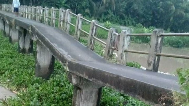 Jembatan Gupit Ambles, DPRD Minta Segera Ditangani