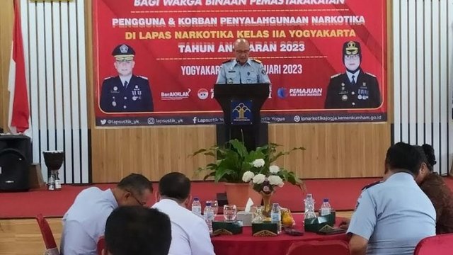 90 Warga Binaan Ikuti Program Rehabilitasi di Lapas Narkotika