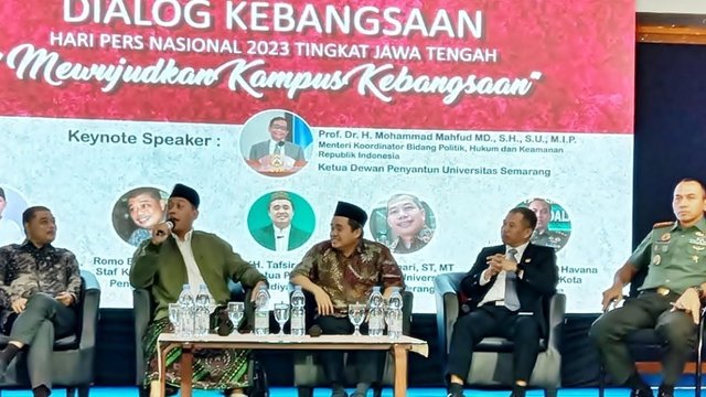 Dialog Kebangsaan Peringati HPN, Dandim 07733/BS Semarang: Pancasila Bukan Thaghut