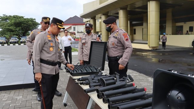 Polres Sukoharjo Apel Kesiapan Pengamanan Pemilu 2024