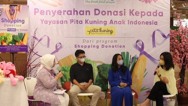 Hero dan Yayasan Pita Kuning Beri Dukungan Bagi Anak Penderita Kanker