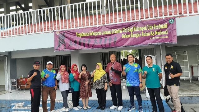 Peringati Bulan K3, Ada 200 Calon Naker Diperiksa Kesehatan