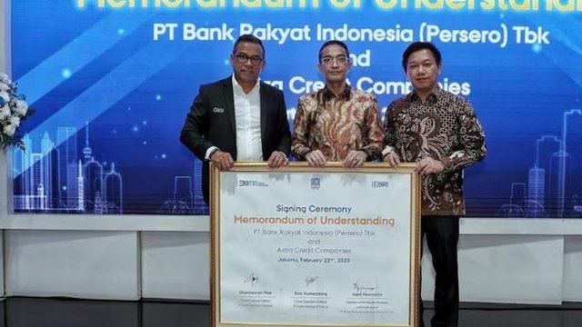 BRI Jalin Kerja Sama dengan Astra Credit Companies Group