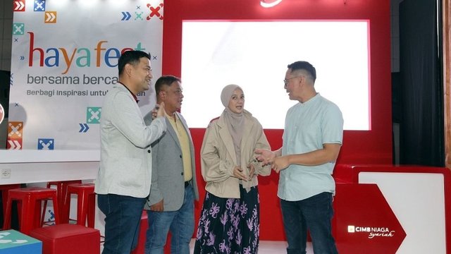 Puncak Acara Haya Fest 2023, CIMB Niaga Syariah adakan Bazaar