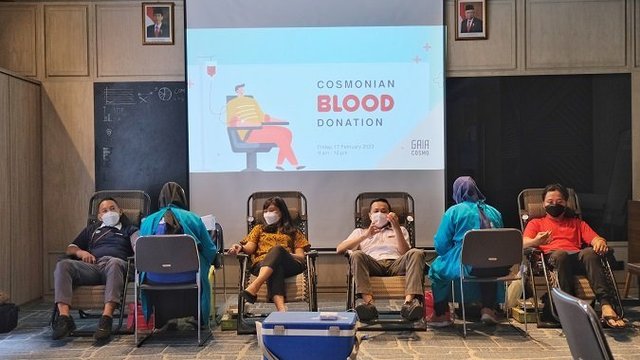 Peduli Sesama, GAIA Cosmo Hotel Yogyakarta Gelar 'Cosmonian Blood Donation'