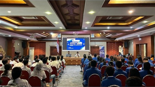 Beberapa SMK di Provinsi Bali Ikuti Kegiatan Literasi Digital