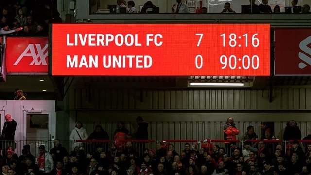 Tanpa Ampun, Liverpool Hentikan Pesta MU dengan Tujuh Gol Tanpa Balas