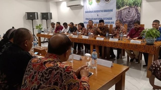 USM - PWI Jateng Jalin Kerjasama dengan Pelaku Wisata Borobudur