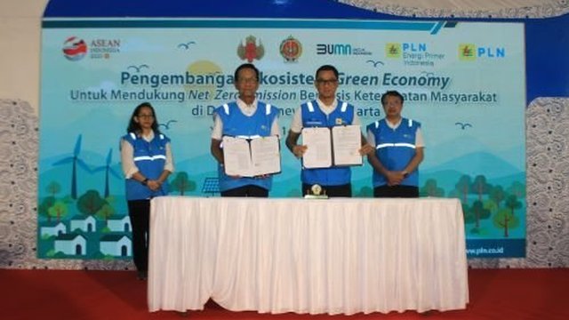 PLN  Teken MoU Bersama Pemda DIY, Sultan Dukung Net Zero Emission Libatkan Masyarakat
